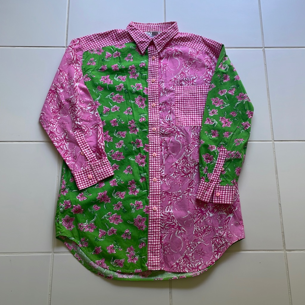 Lilly Pulitzer Patchwork Blouse